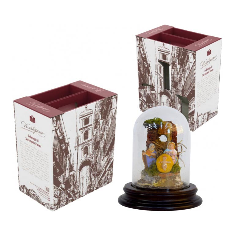 STRENNA NATIVITA' IN VETRO S.GREGORIO (1 pz)